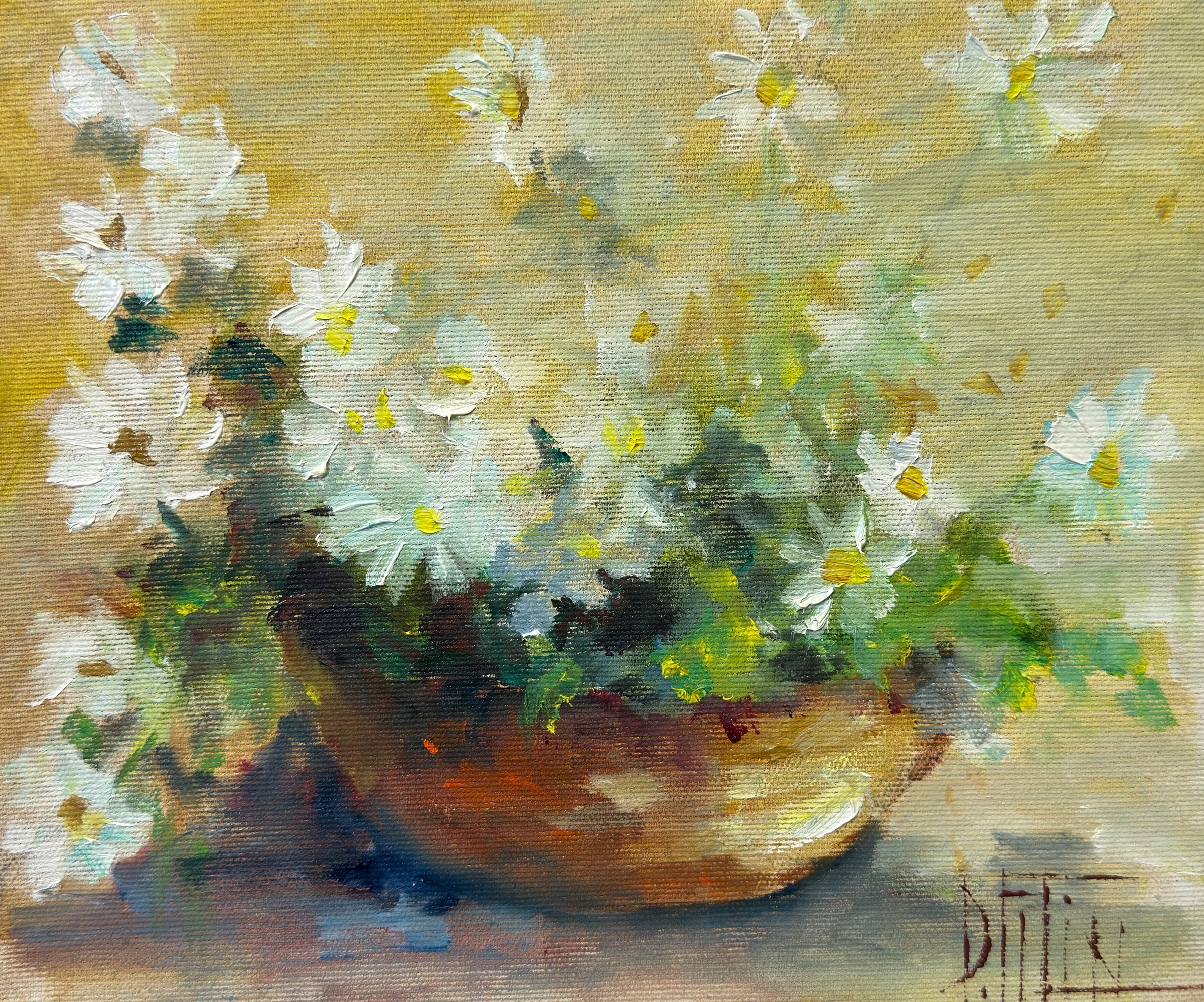 etuda s květinami 1 – olejomalba, Pavel Filin