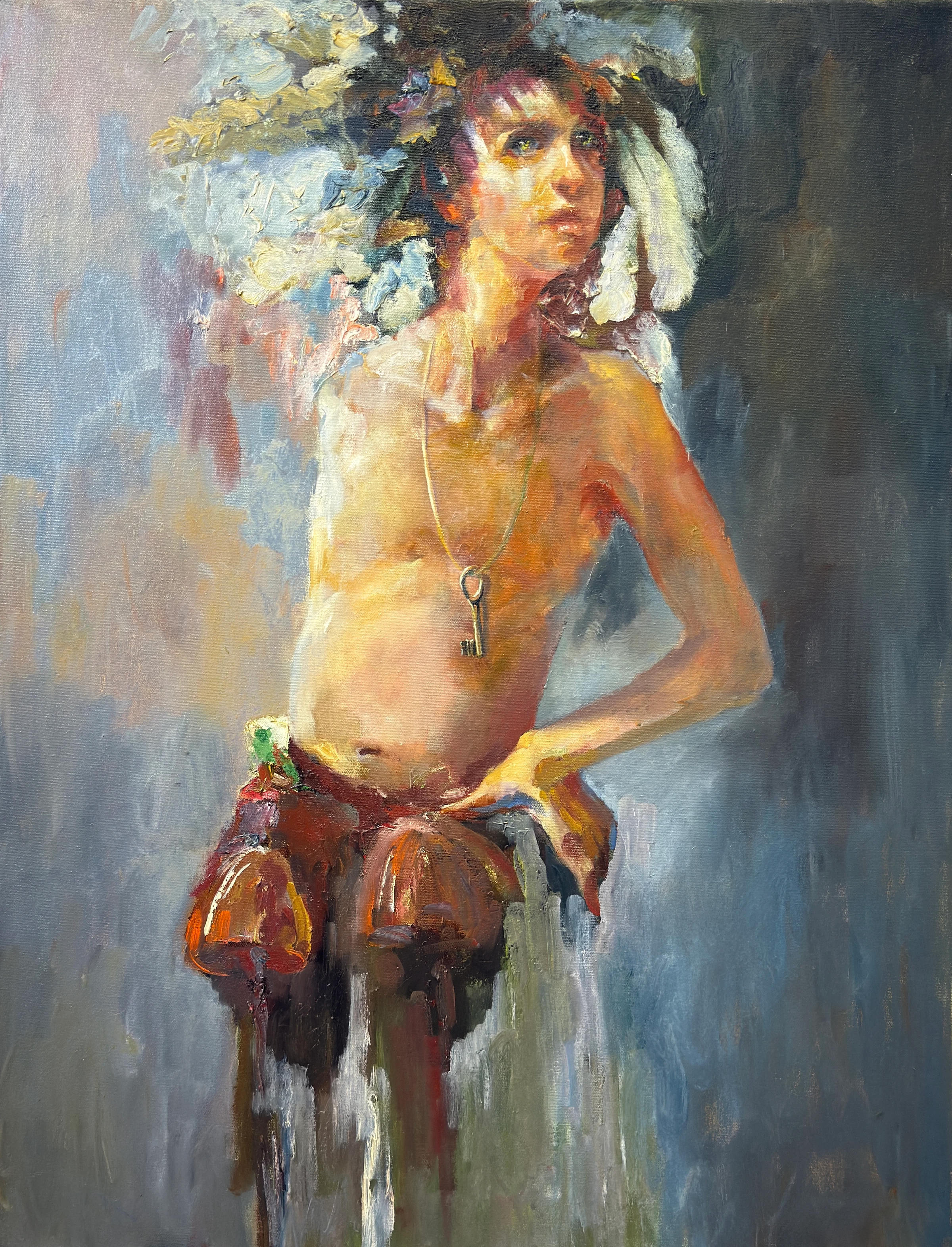 pasáček – olejomalba, Pavel Filin