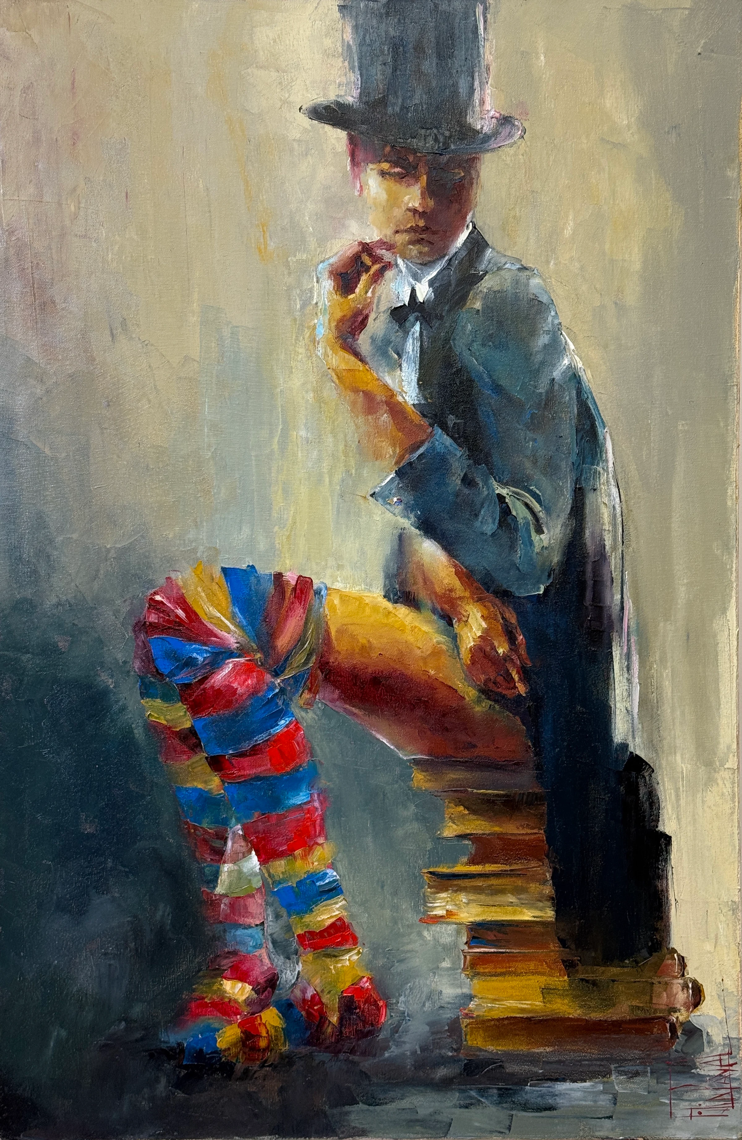 divadlo 4 – olejomalba, Pavel Filin